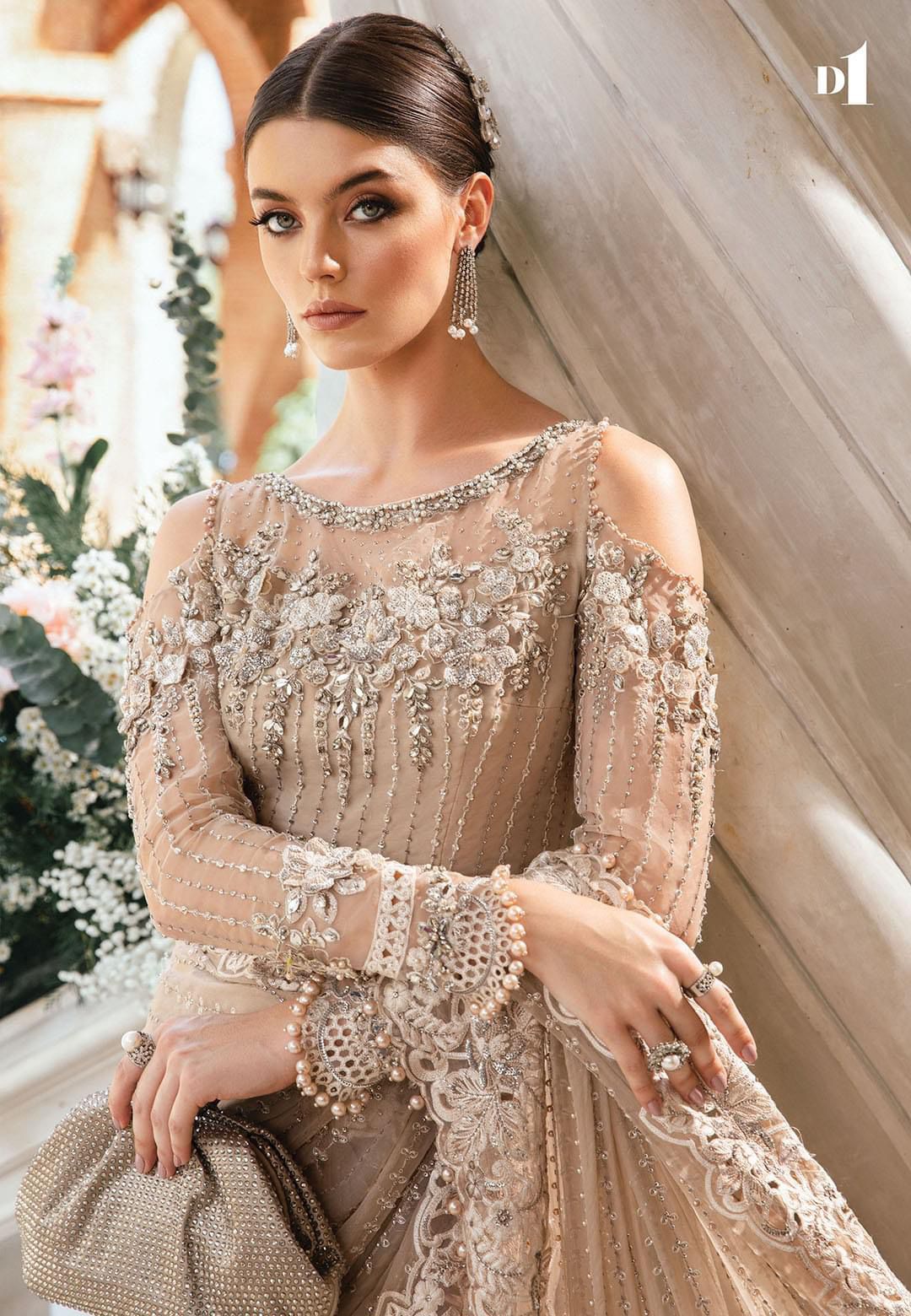 Maria B Exclusive Saree. AF Code: 1088